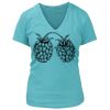 Women's Premium Deep V-Neck T-Shirt Thumbnail