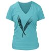 Women's Premium Deep V-Neck T-Shirt Thumbnail
