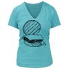 Women's Premium Deep V-Neck T-Shirt Thumbnail