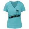 Women's Premium Deep V-Neck T-Shirt Thumbnail