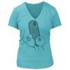 Women's Premium Deep V-Neck T-Shirt Thumbnail