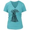 Women's Premium Deep V-Neck T-Shirt Thumbnail