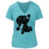 Women's Premium Deep V-Neck T-Shirt Thumbnail