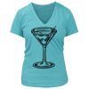 Women's Premium Deep V-Neck T-Shirt Thumbnail