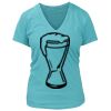 Women's Premium Deep V-Neck T-Shirt Thumbnail