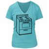 Women's Premium Deep V-Neck T-Shirt Thumbnail