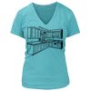 Women's Premium Deep V-Neck T-Shirt Thumbnail