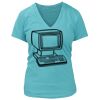 Women's Premium Deep V-Neck T-Shirt Thumbnail