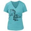 Women's Premium Deep V-Neck T-Shirt Thumbnail