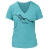 Women's Premium Deep V-Neck T-Shirt Thumbnail