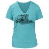 Women's Premium Deep V-Neck T-Shirt Thumbnail