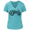 Women's Premium Deep V-Neck T-Shirt Thumbnail