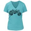 Women's Premium Deep V-Neck T-Shirt Thumbnail