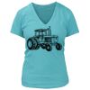 Women's Premium Deep V-Neck T-Shirt Thumbnail