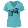 Women's Premium Deep V-Neck T-Shirt Thumbnail