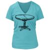 Women's Premium Deep V-Neck T-Shirt Thumbnail