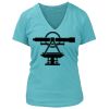 Women's Premium Deep V-Neck T-Shirt Thumbnail