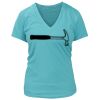 Women's Premium Deep V-Neck T-Shirt Thumbnail