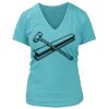 Women's Premium Deep V-Neck T-Shirt Thumbnail