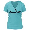 Women's Premium Deep V-Neck T-Shirt Thumbnail