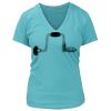 Women's Premium Deep V-Neck T-Shirt Thumbnail