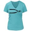 Women's Premium Deep V-Neck T-Shirt Thumbnail