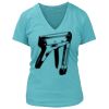 Women's Premium Deep V-Neck T-Shirt Thumbnail