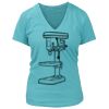 Women's Premium Deep V-Neck T-Shirt Thumbnail