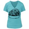 Women's Premium Deep V-Neck T-Shirt Thumbnail