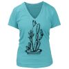 Women's Premium Deep V-Neck T-Shirt Thumbnail