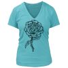 Women's Premium Deep V-Neck T-Shirt Thumbnail