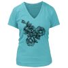 Women's Premium Deep V-Neck T-Shirt Thumbnail