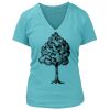 Women's Premium Deep V-Neck T-Shirt Thumbnail