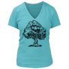 Women's Premium Deep V-Neck T-Shirt Thumbnail