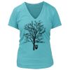 Women's Premium Deep V-Neck T-Shirt Thumbnail