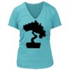 Women's Premium Deep V-Neck T-Shirt Thumbnail