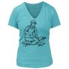 Women's Premium Deep V-Neck T-Shirt Thumbnail