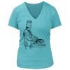 Women's Premium Deep V-Neck T-Shirt Thumbnail