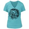 Women's Premium Deep V-Neck T-Shirt Thumbnail