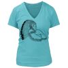 Women's Premium Deep V-Neck T-Shirt Thumbnail