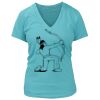 Women's Premium Deep V-Neck T-Shirt Thumbnail