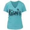 Women's Premium Deep V-Neck T-Shirt Thumbnail