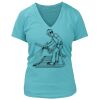 Women's Premium Deep V-Neck T-Shirt Thumbnail