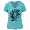 Women's Premium Deep V-Neck T-Shirt Thumbnail