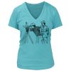 Women's Premium Deep V-Neck T-Shirt Thumbnail