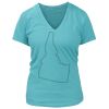 Women's Premium Deep V-Neck T-Shirt Thumbnail