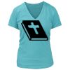 Women's Premium Deep V-Neck T-Shirt Thumbnail