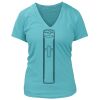 Women's Premium Deep V-Neck T-Shirt Thumbnail
