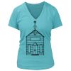 Women's Premium Deep V-Neck T-Shirt Thumbnail