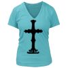 Women's Premium Deep V-Neck T-Shirt Thumbnail
